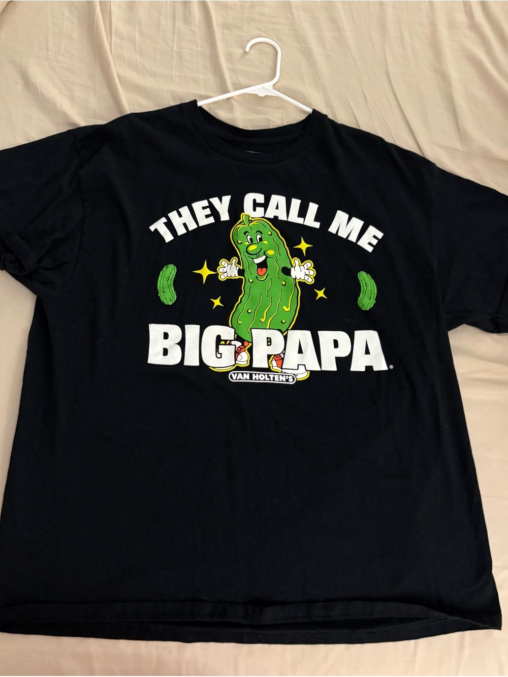 They Call Me Big Papa Black Graphic Tee